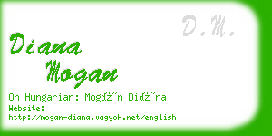 diana mogan business card